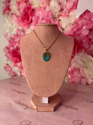 Collier Camélia - turquoise